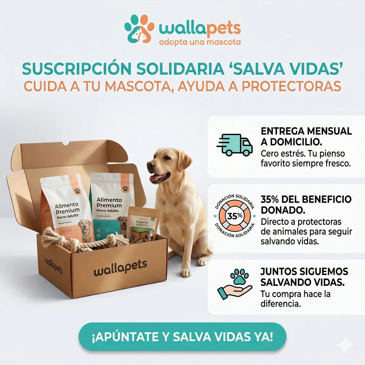 Suscripción mensual de pienso Mizuu