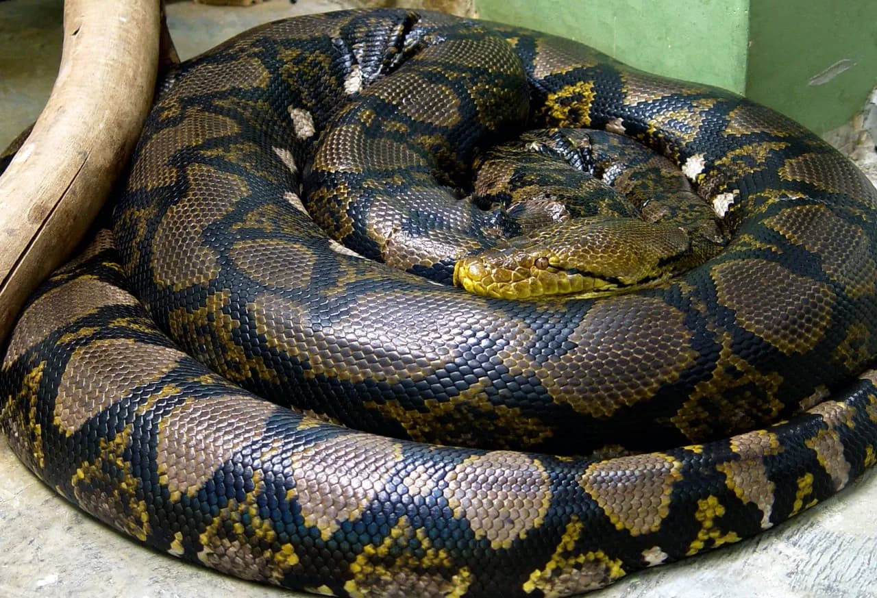 Pitón Reticulada